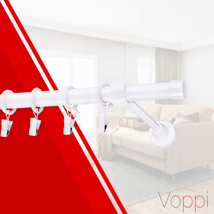 KARNISZ SIMPLE CICHE KÓŁKA POJEDYNCZY 19 MM / 200 Marka Voppi