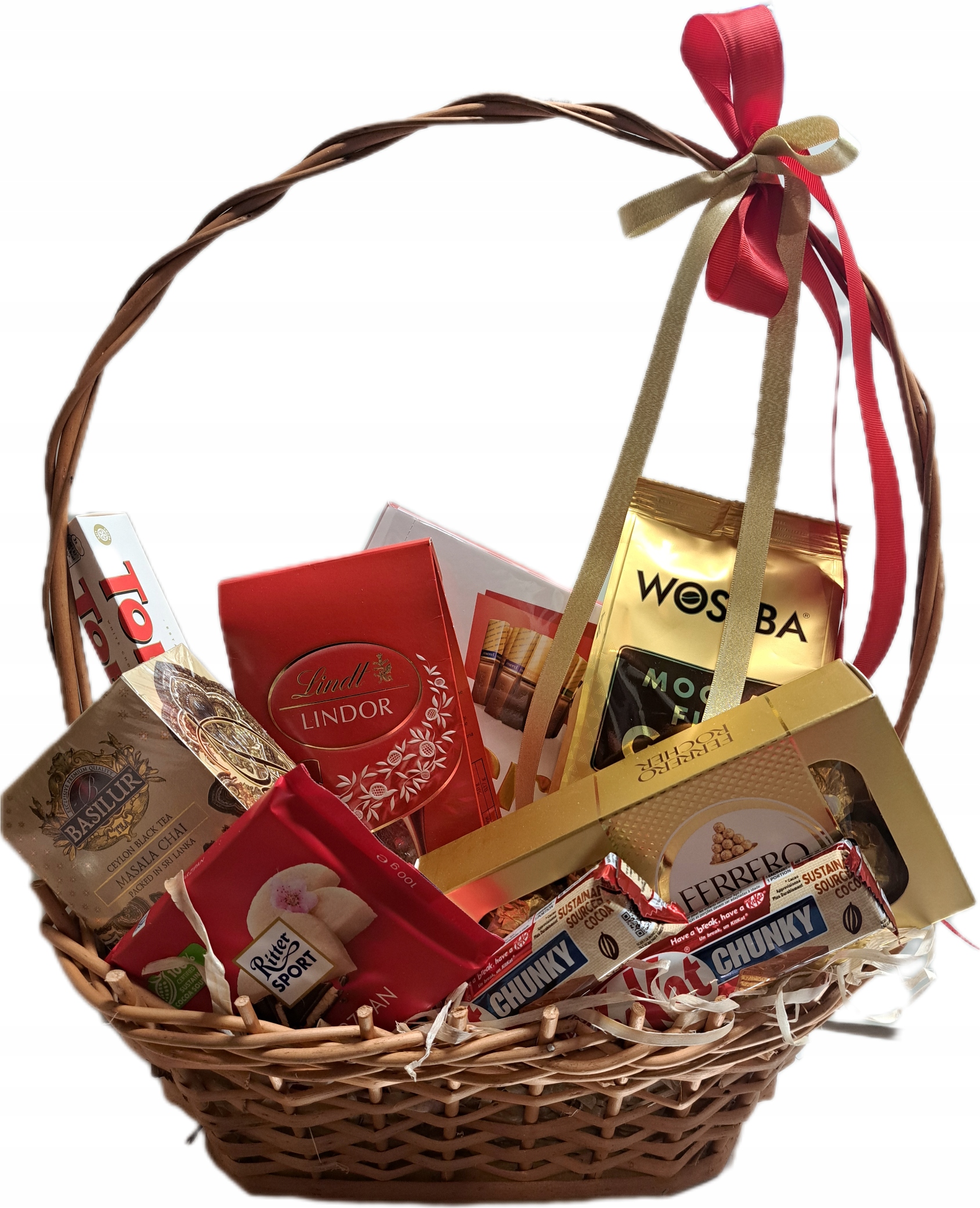Levně Dárkový košík na sladkosti Basilur Woseba Merci