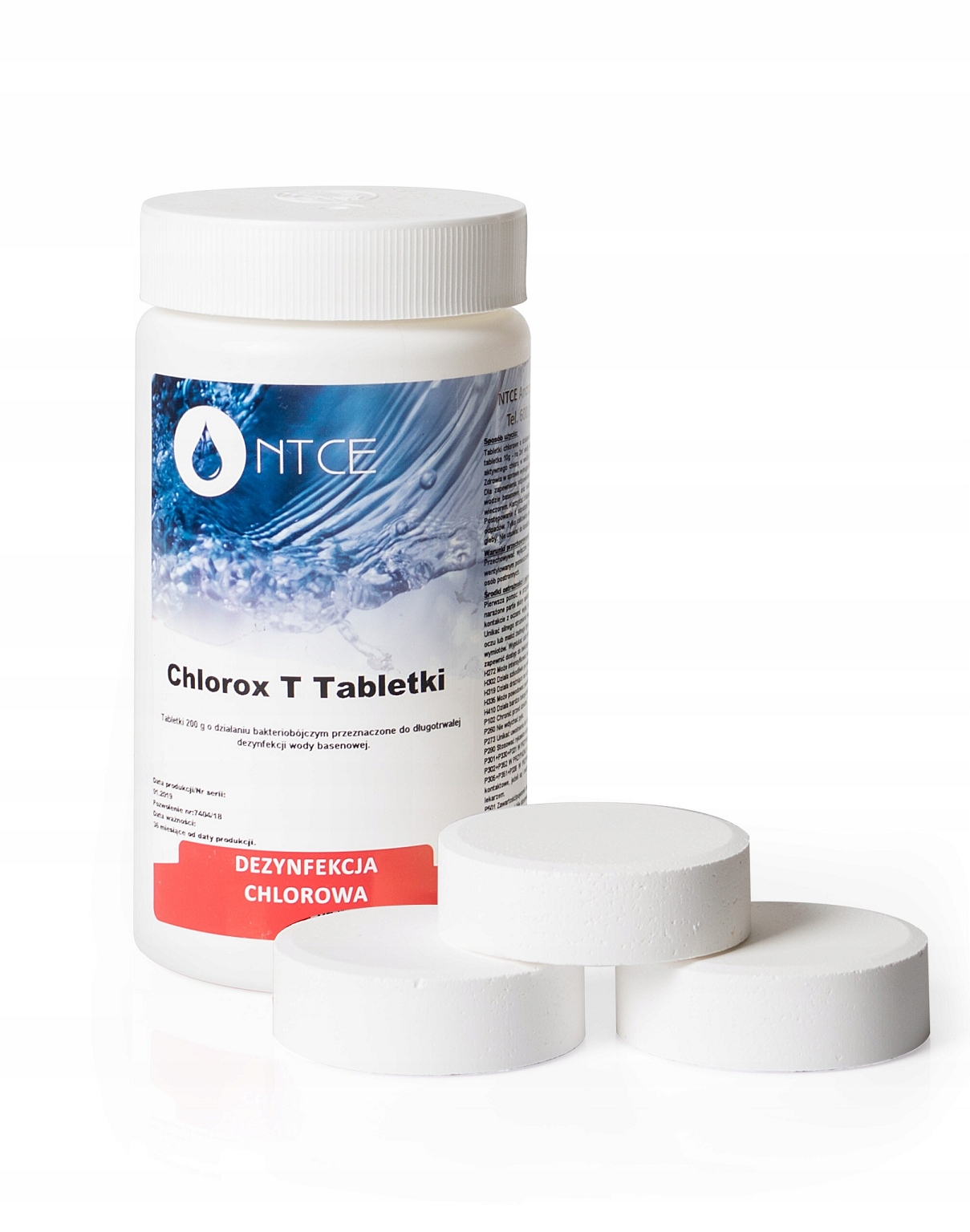 

Ntce Chlorox T Tabletki chlor do basenu 200g 0,4kg