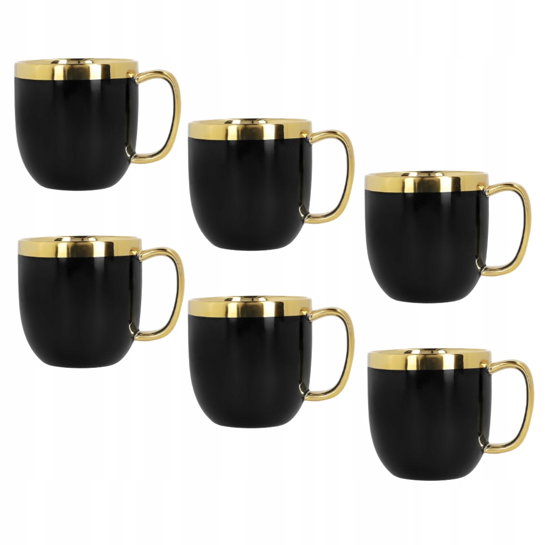 Serwis kawowy zestaw 6 osób Kubek Sinnes porcelana do kawy herbaty Homla