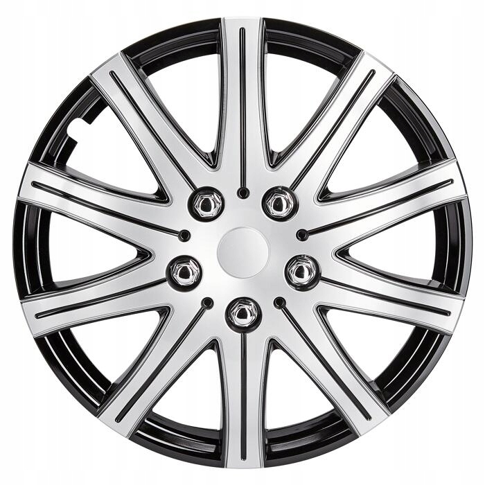 

Kołpaki 14" Cartrend zestaw 4 srebrno czarne