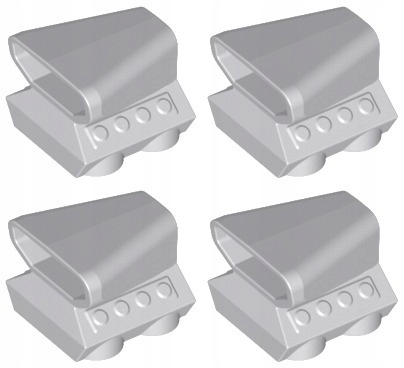 

Lego 50943 Wlot Powietrza szary jasny (5g) 4 szt