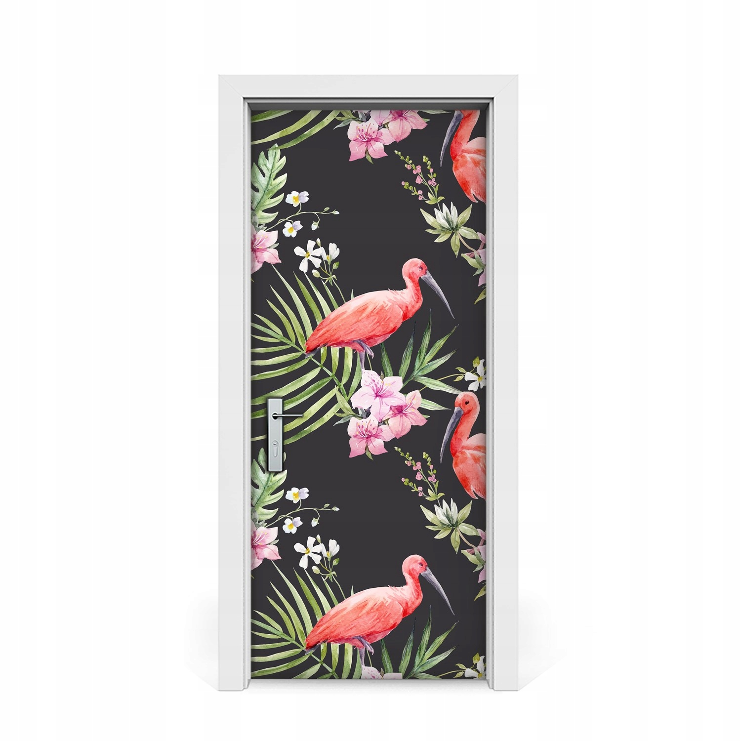 

Fototapeta naklejka drzwi Czarny flaming 85x205