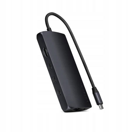 Satechi Usb-c Multiport Adapter 8K Usb-c, Hdmi, 3x Usb 3.2 Gen2 10Gbps, Sd