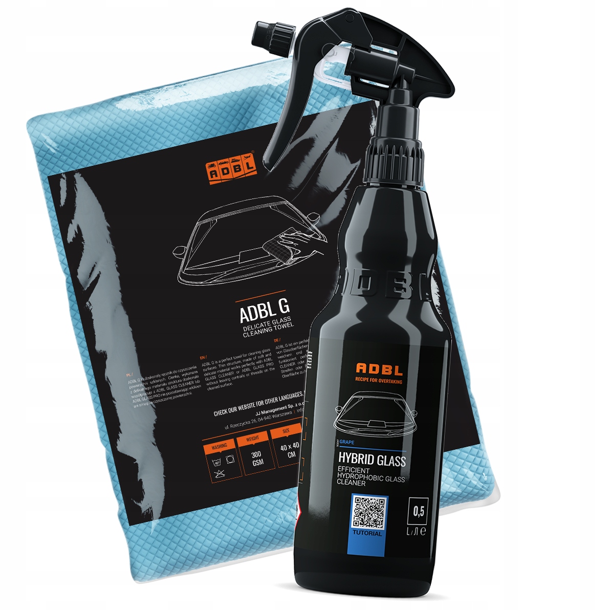 

Adbl Hybrid Glass 500 ml Adbl G zestaw do szyb