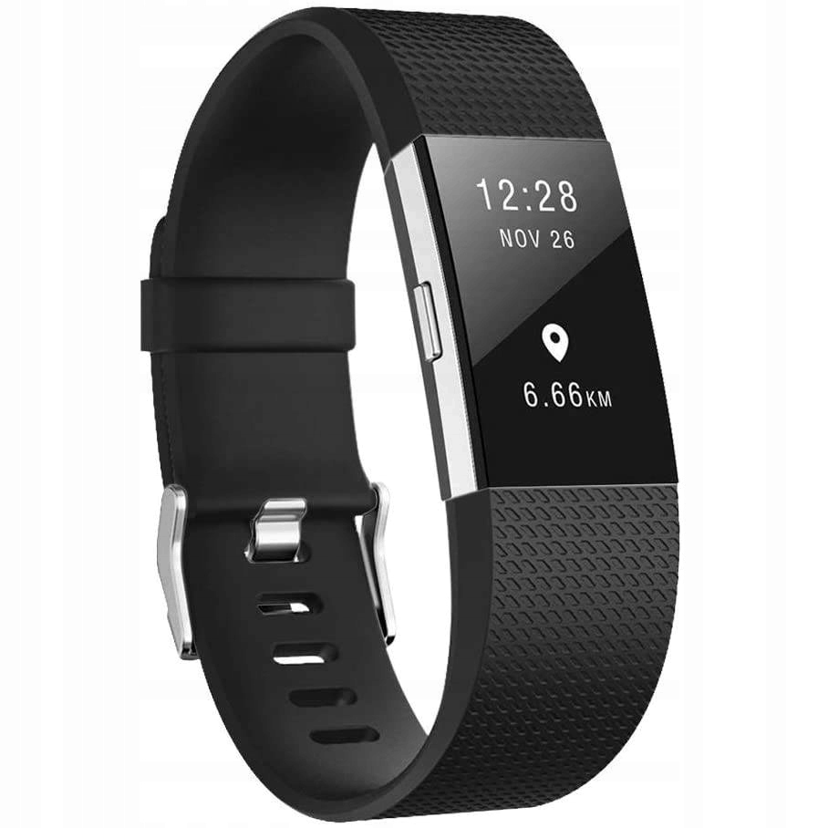 

Pasek Silikonowy Fitbit Charge 2 Kolor Czarny