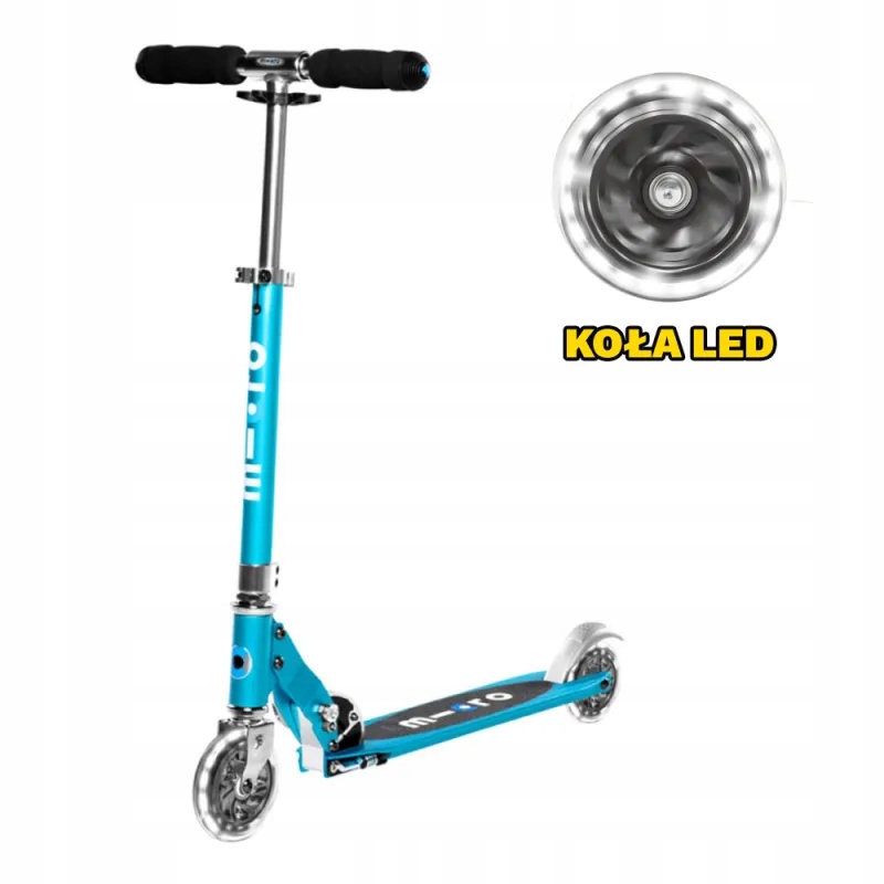 Hulajnoga Micro Sprite Led Ocena Blue SA0210