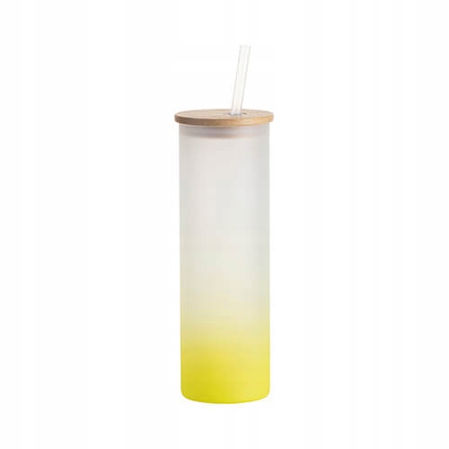 

Kubek 600 ml z pokrywką i słomką limonkowy