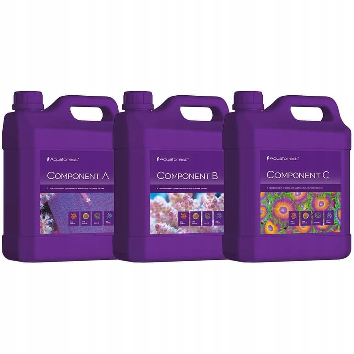 Levně Aquaforest Component A B C 3x2000ml korále Lps Sps