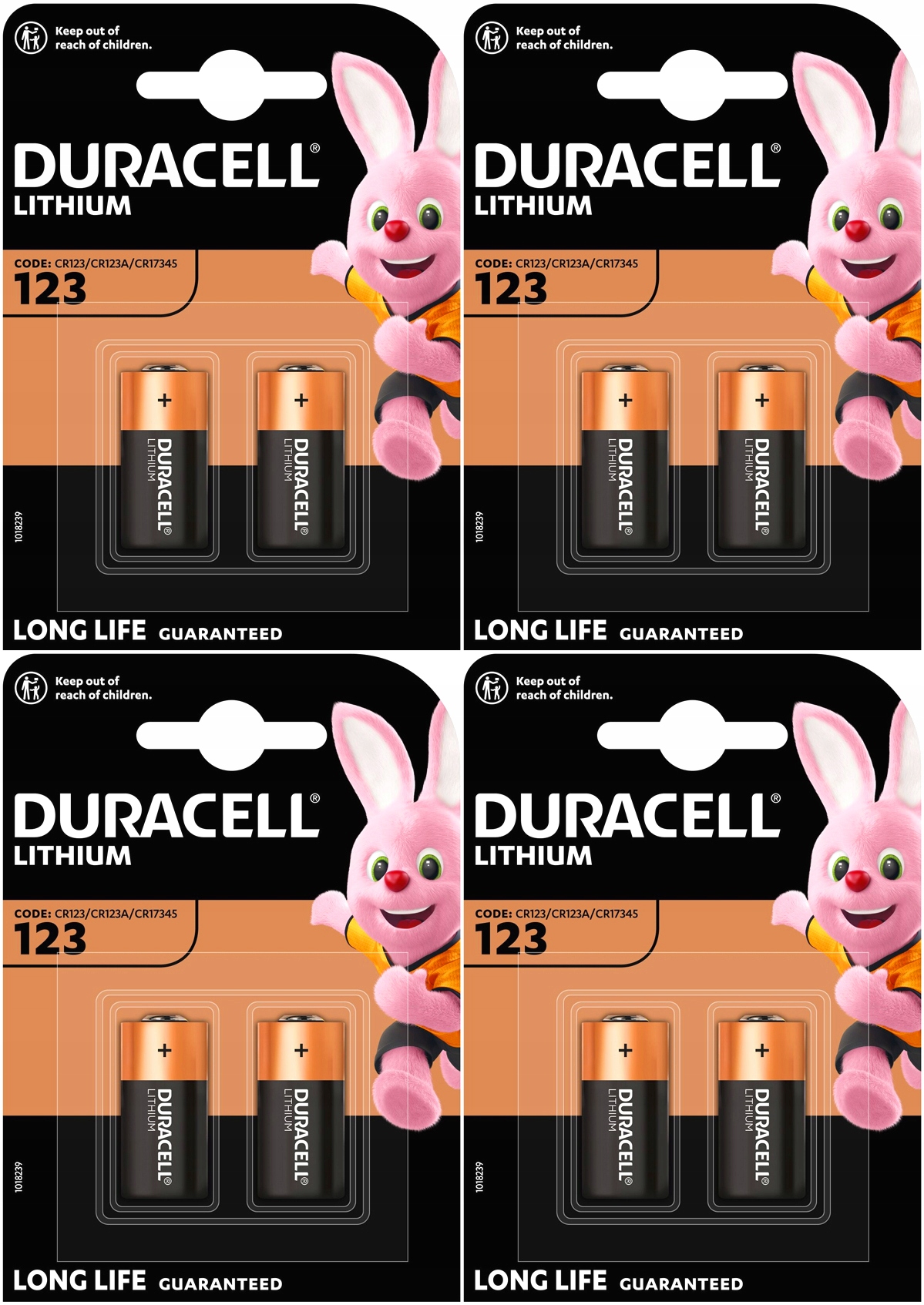8x Lithiová Baterie Lithium 123 CR123 CR123A 3V Duracell