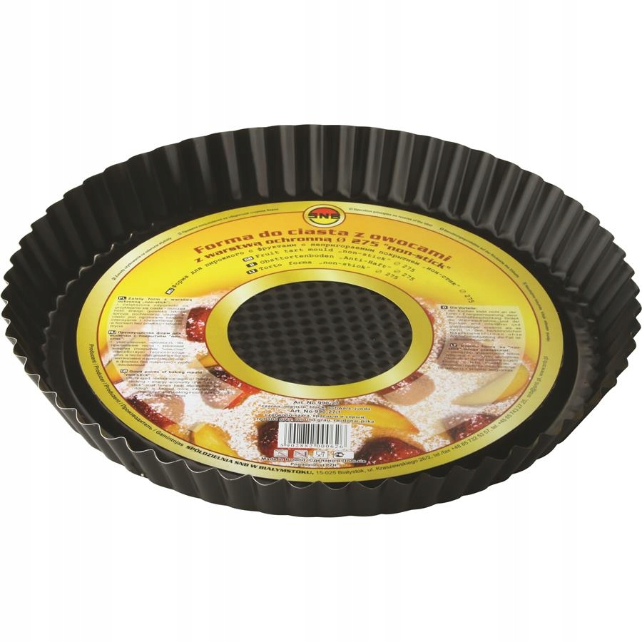 

Forma non-stick czarna do tarty pizzy średnica 275