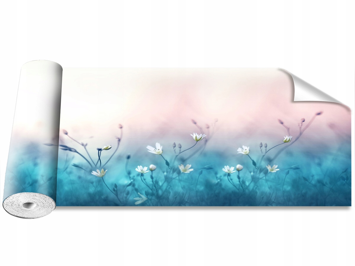 

Tapeta Samoprzylepna Polne kwiaty Biały 250x104