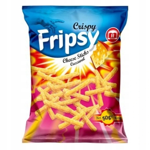 Fripsy Pieczone Paluszki o smaku sera MEGA PACK 3x120g — 3