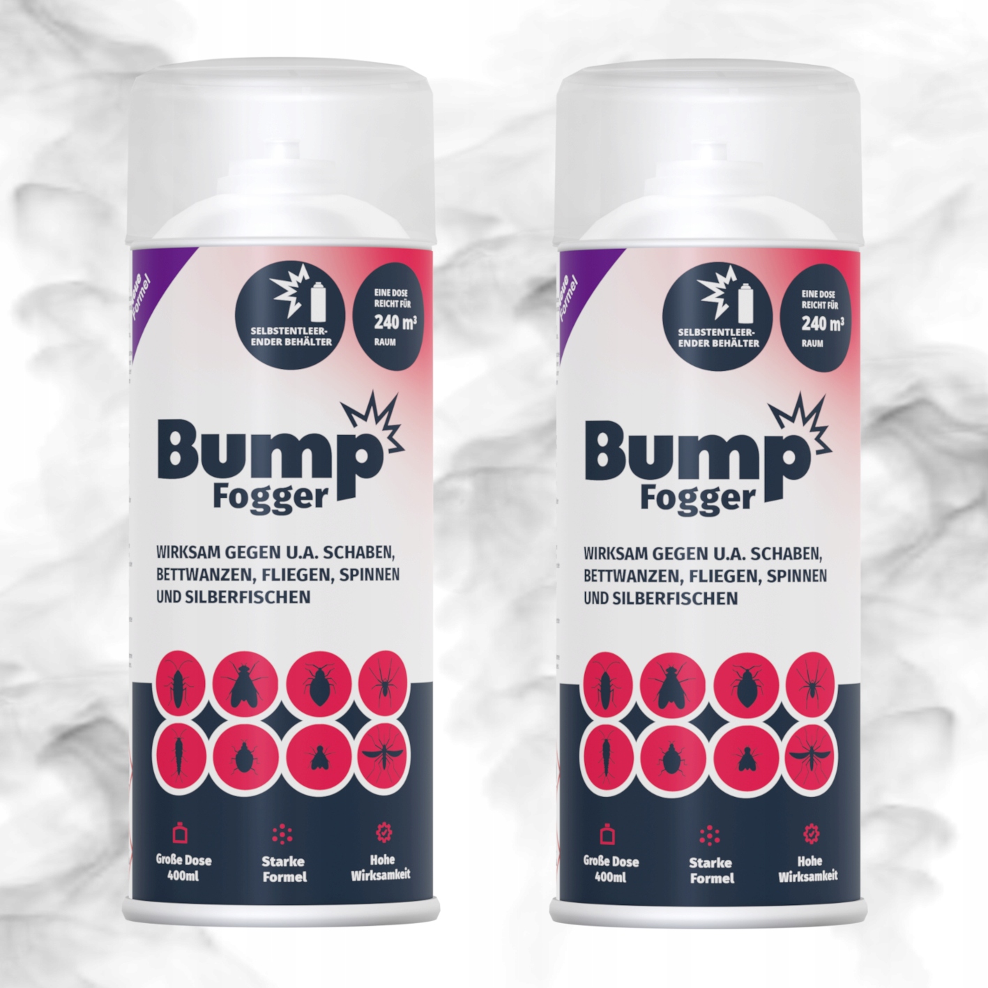 

Bump Fogger Bomba dymna fumigator na owady 2x400ml
