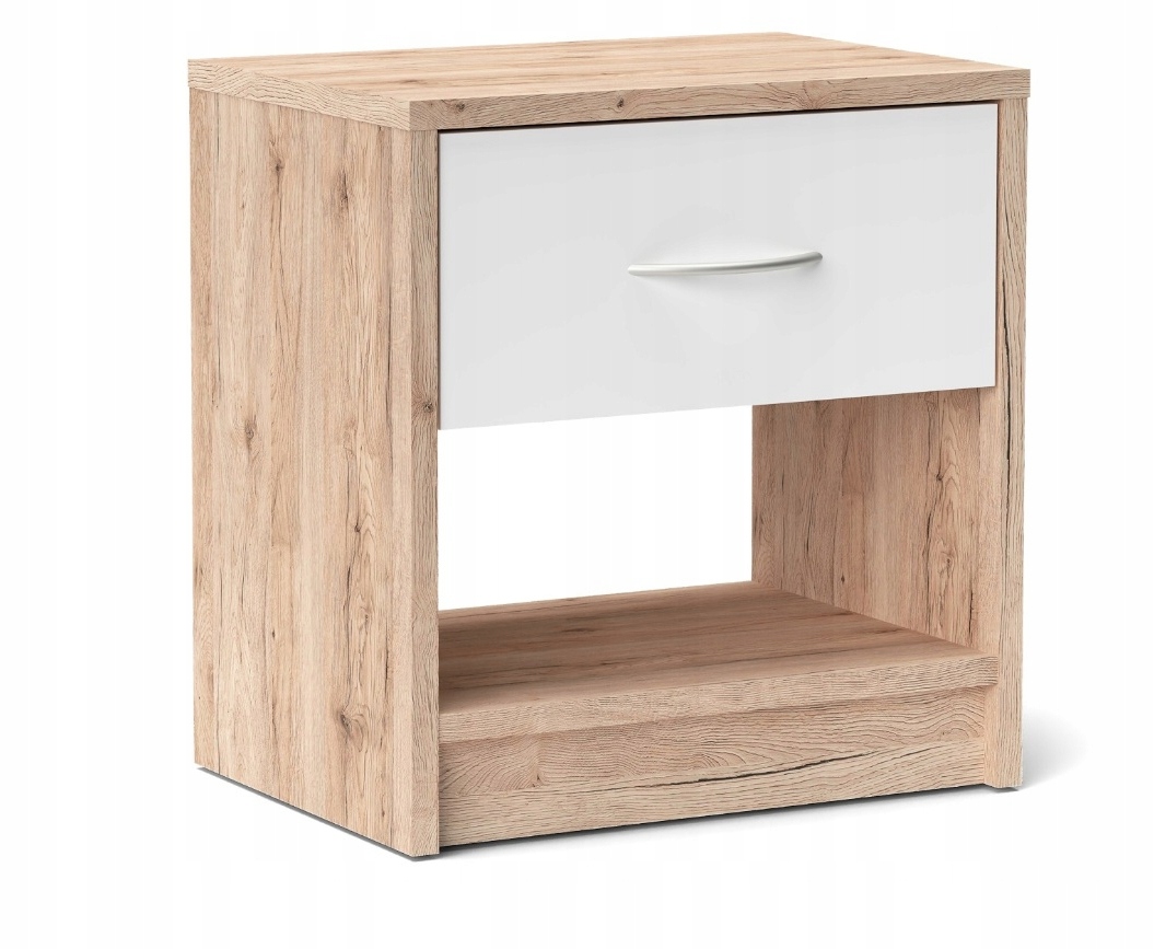 Komoda Noční Stolek Naroa Sonoma Bílá