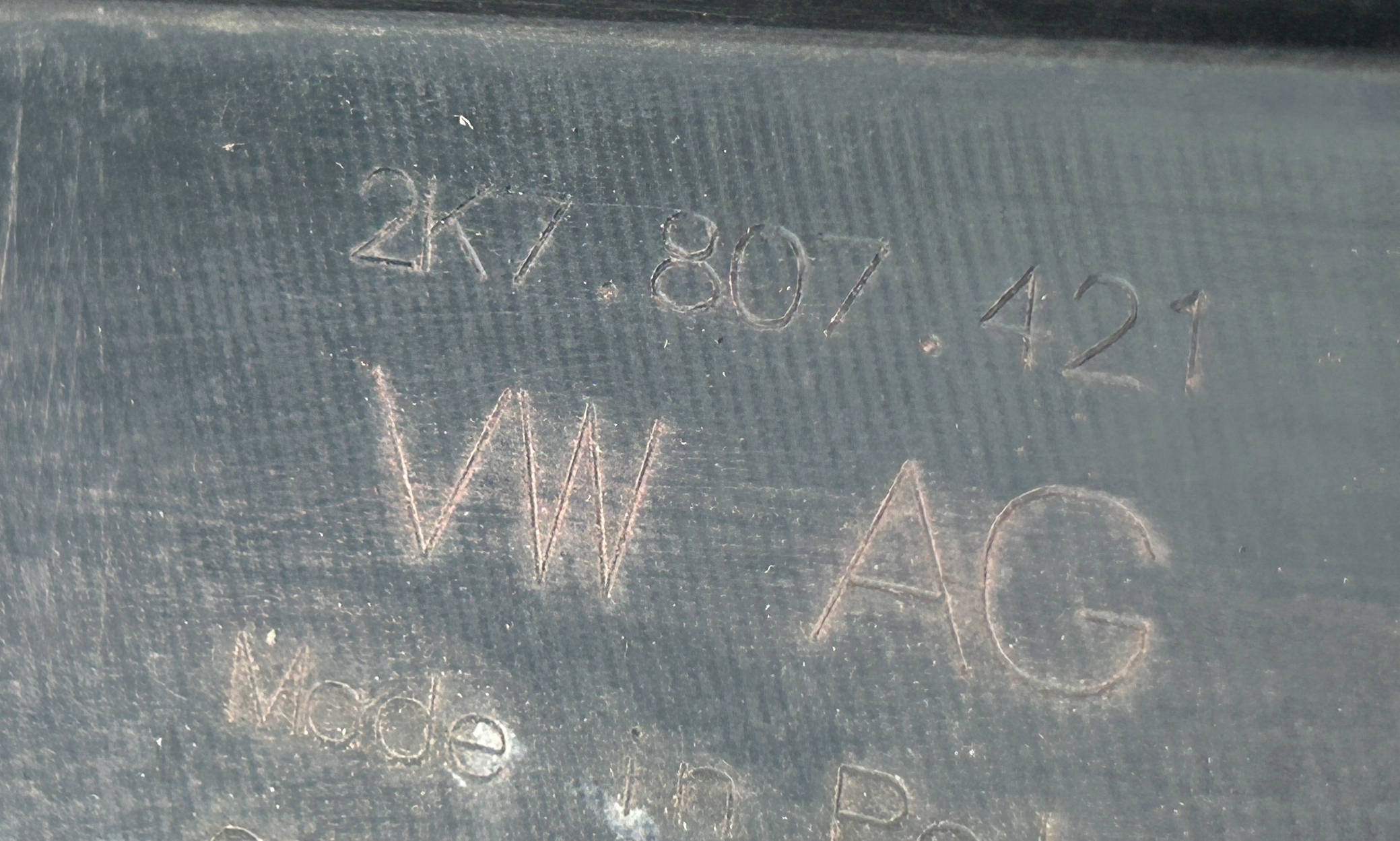 bumper rear part rear VW CADDY IV 20- PDC