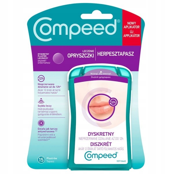 

Compeed Niewidoczne Plastry Na Opryszczkę 15 Sztuk