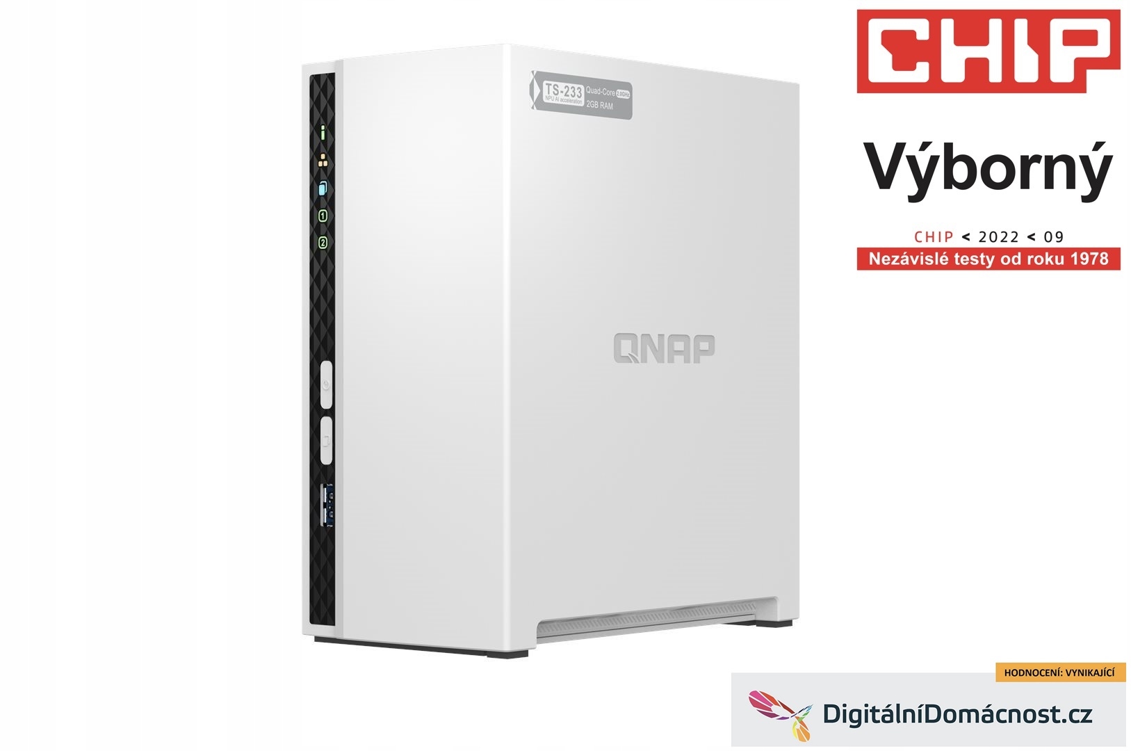Nas server Qnap TS-233 2 Gb 2 GHz ARM-64 bit 2x Hdd