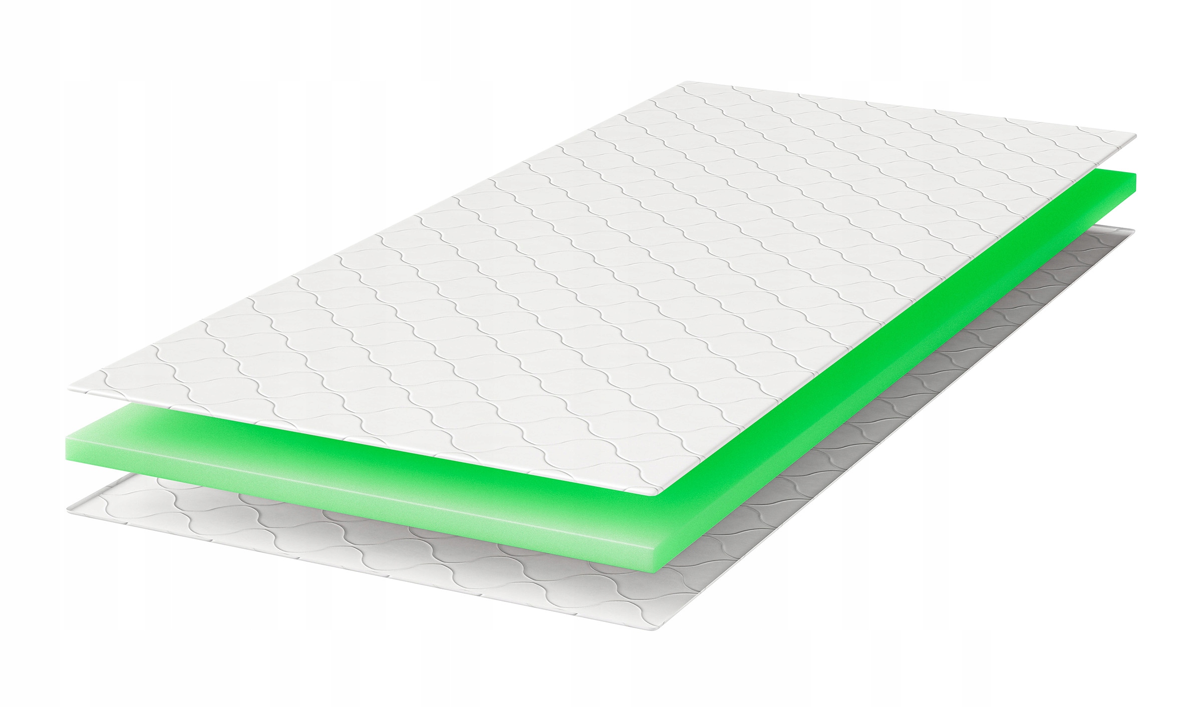 Vrchní Matrace 120x200, vrchní matrace z Pur pěny, s potahem H3