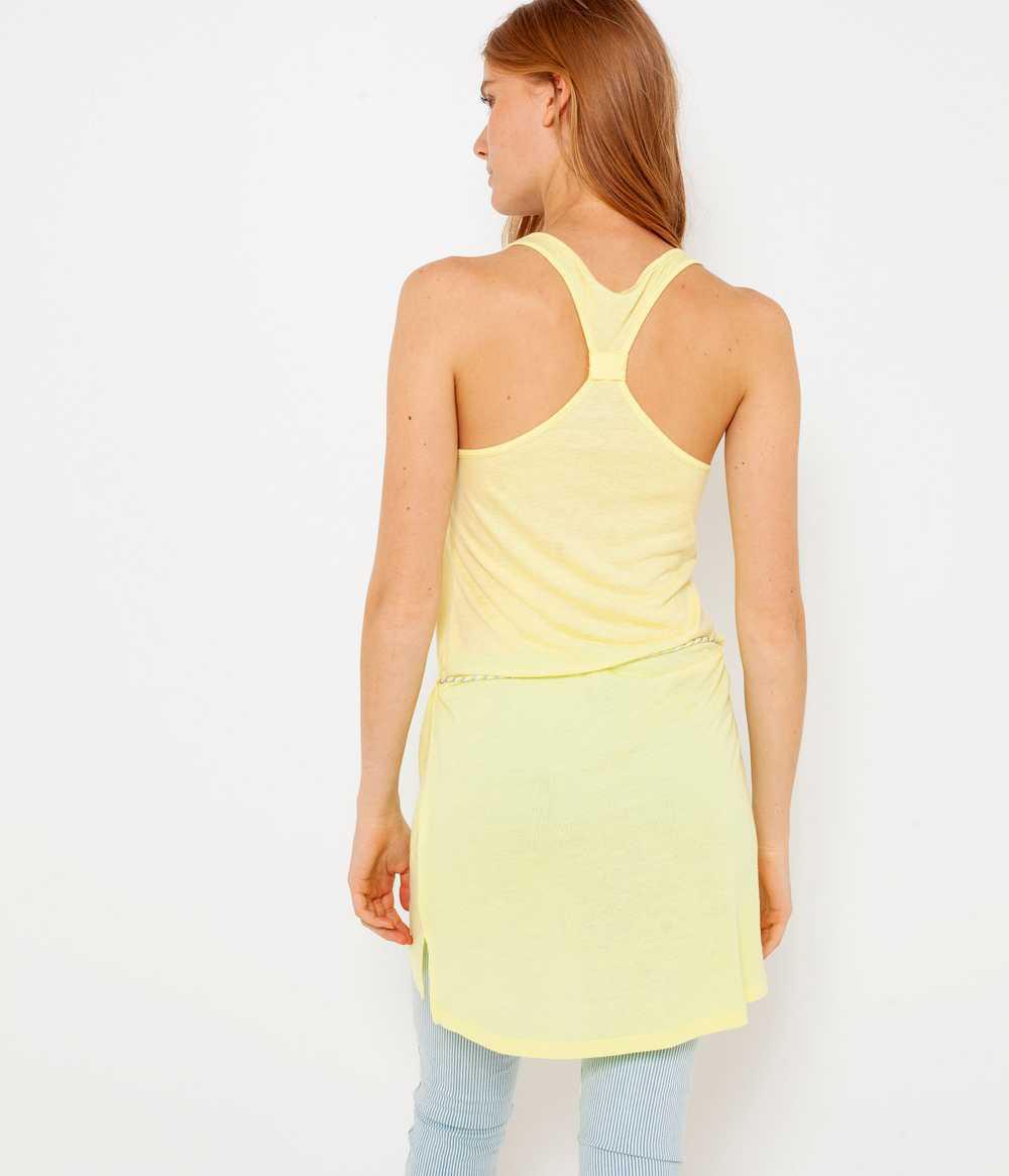 CAMAIEU ŻÓŁTY DŁUGI TOP TVO XXH__L Wzór dominujący bez wzoru