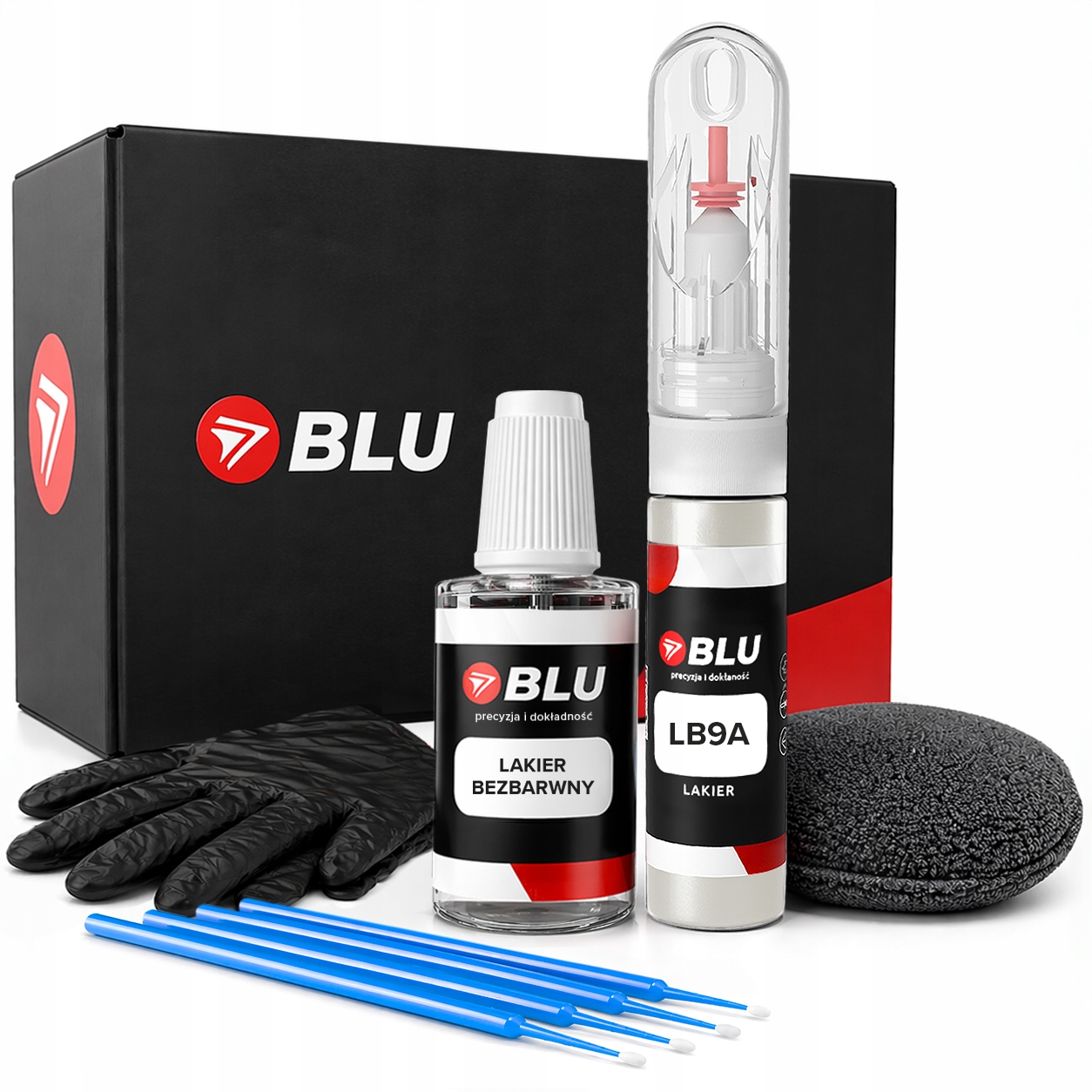 LB9A Klar zaprawka samochodowa lakier biały candyweiss do Vw 2in1 Blu