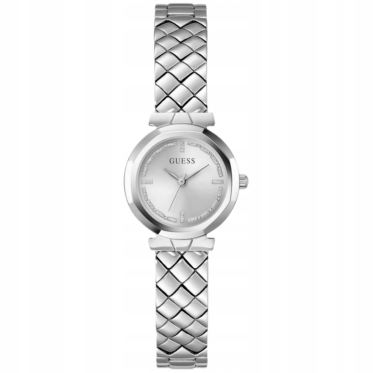 Dámské hodinky Guess GW0839L4 Zirkony stříbrné