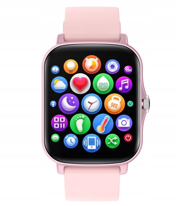 Smartwatch Zegarek Damski Rozmowy Powiadomienia Puls Sport Zdrowie