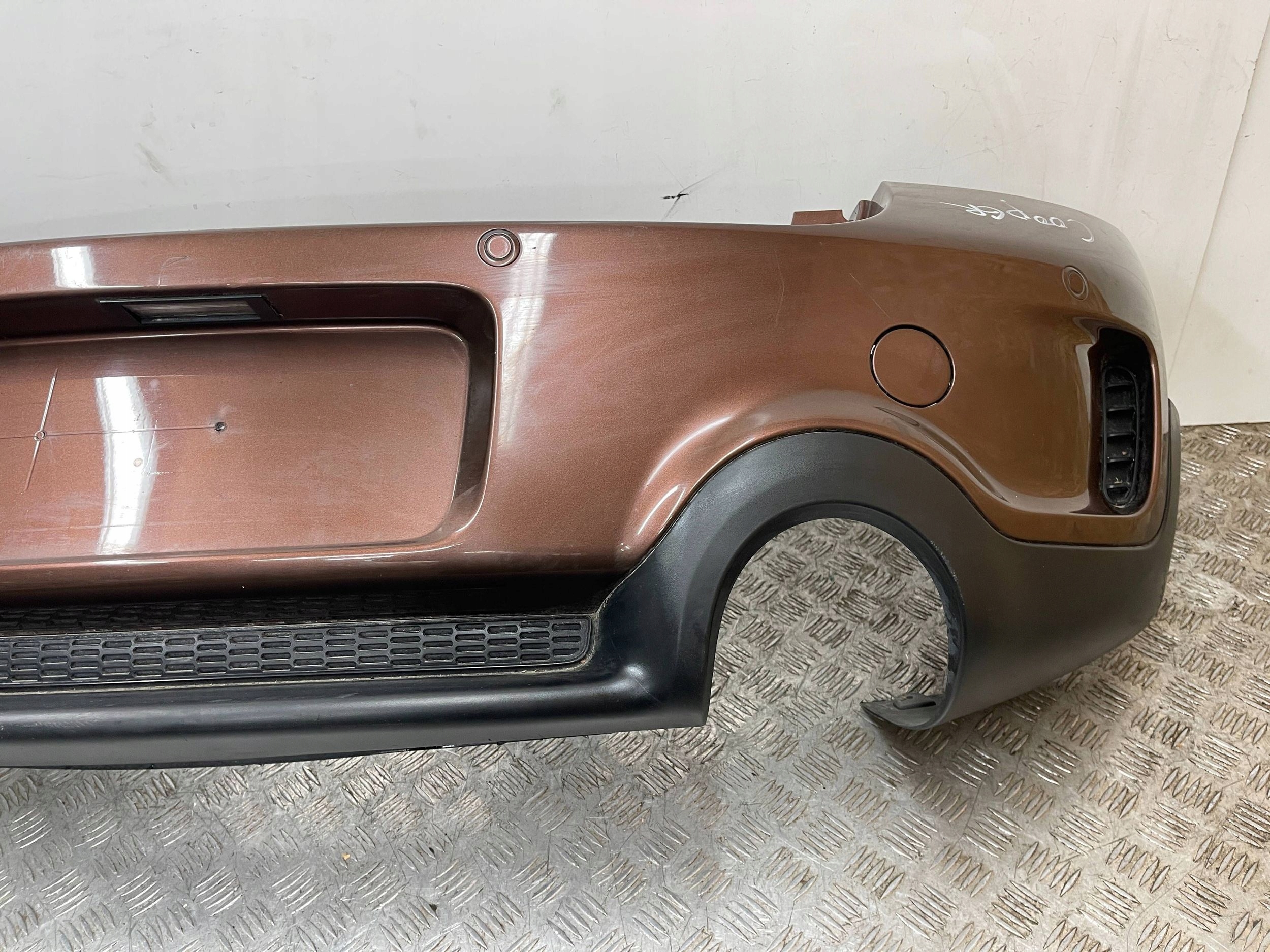 bumper rear part rear complete Mini Cooper Countryman R60 9801898 PDC
