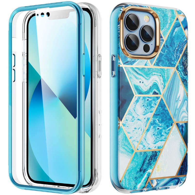 

Etui Przód I Tył Marble 360° Case Do Iphone 13 Pro