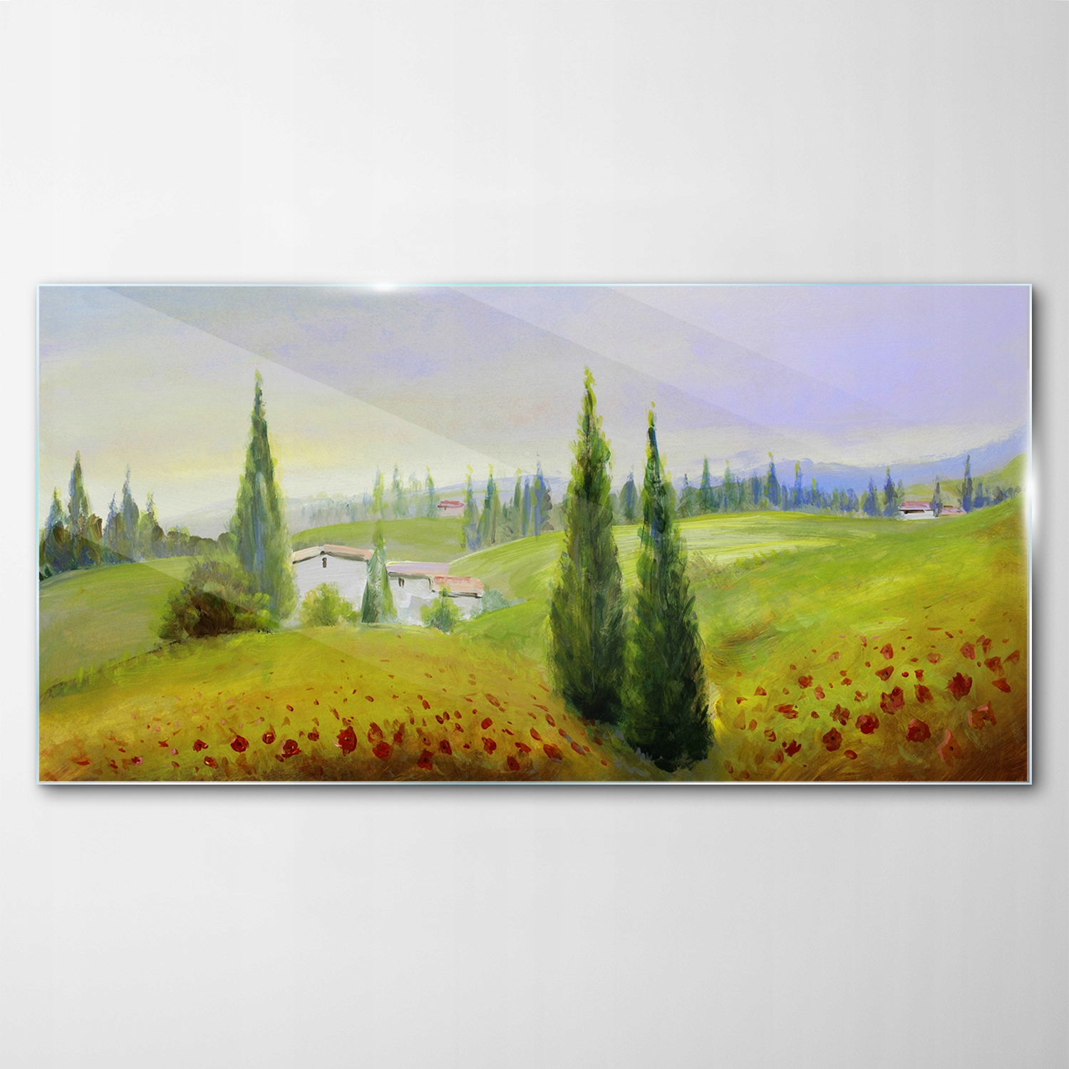 

Obraz na Szkle Dekor Lato Drzewa Krajobraz 120x60