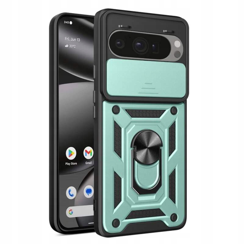Techsuit CamShield Series etui na Google Pixel 10 Pro XL zielone