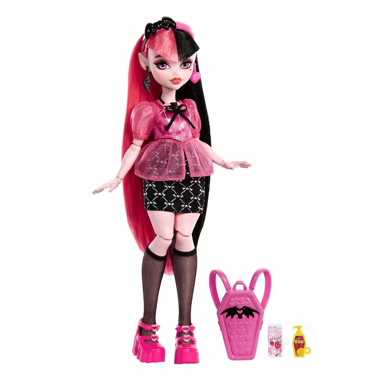 LALKA MONSTER HIGH DRACULAURA DAY OUT lalka +akcesoria HKY71 Kod producenta HKY71