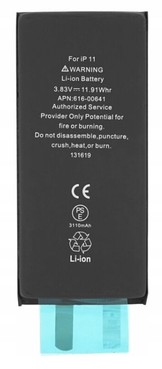 

Bateria Apple iPhone 11 3110 mAh bez flex Bms