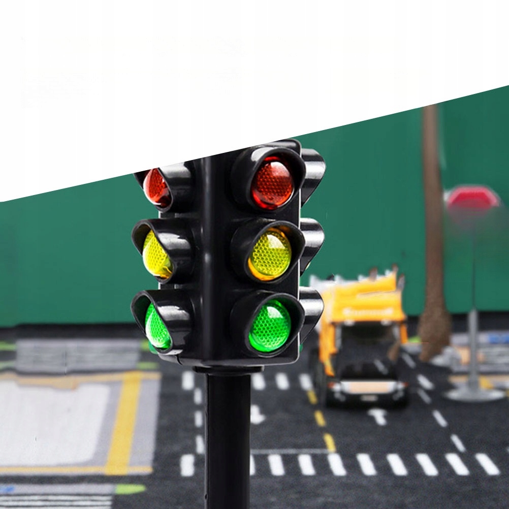 MINI MODEL SYGNALIZATORA DROGOWEGO SYGNAŁOWA EDUKACYJNA Marka bez marki