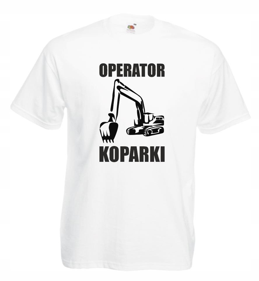 

Koszulka męska Operator Koparki XXL