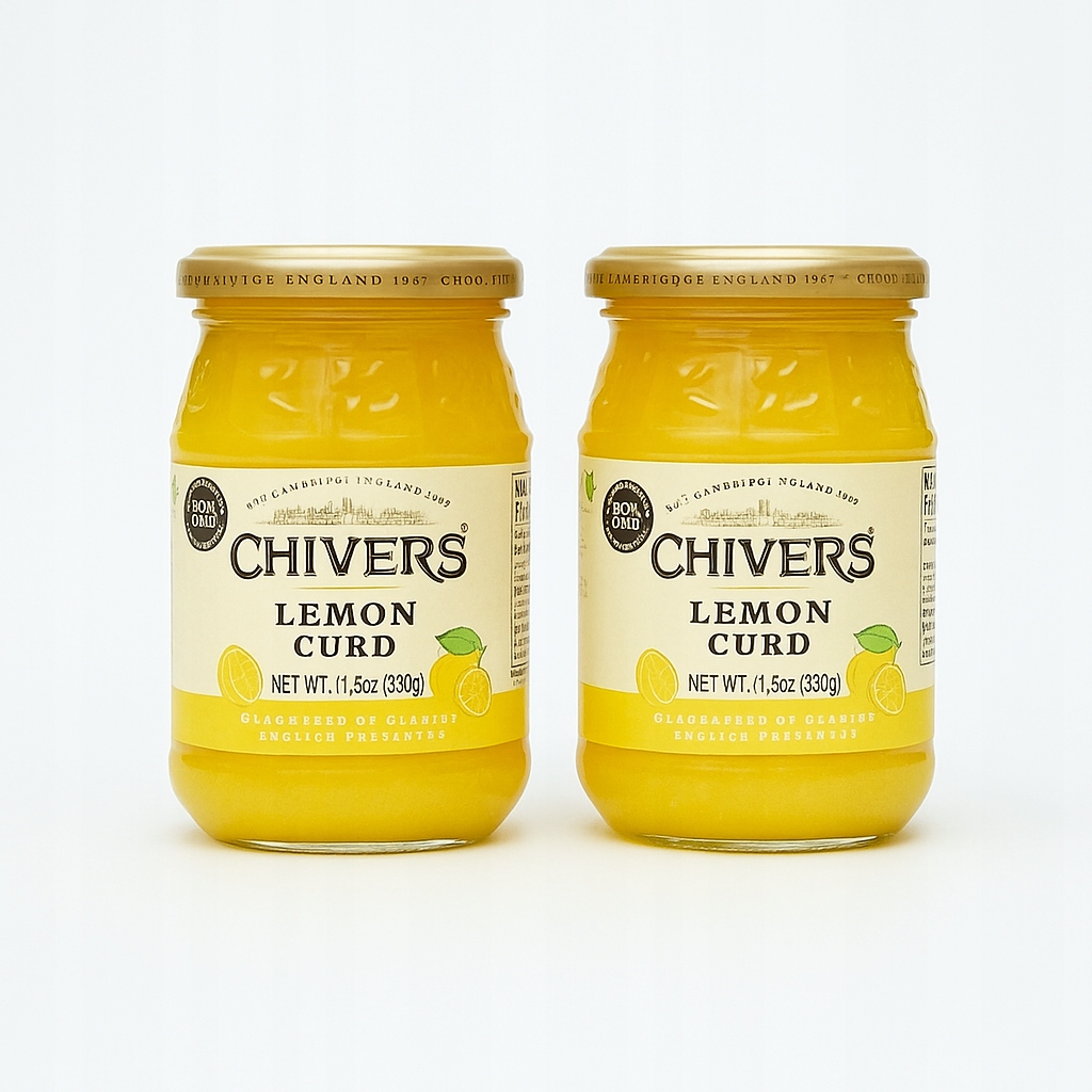 Levně Citronový džem Chivers na dorty, dezerty, citronový krém, Zavařenina Marmeláda 640g