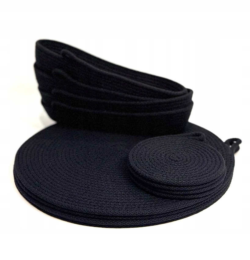 Sada Bavlněných Provazových Podložek Pod Talíře, Nástroje, Nápoje, Boho