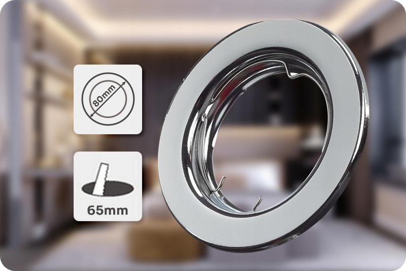 10x OCZKO SUFITOWE LED OCZKO LED OKRĄGŁA OPRAWKA OPRAWA LED SUFITOWA GU10 Rodzaj gwintu GU10