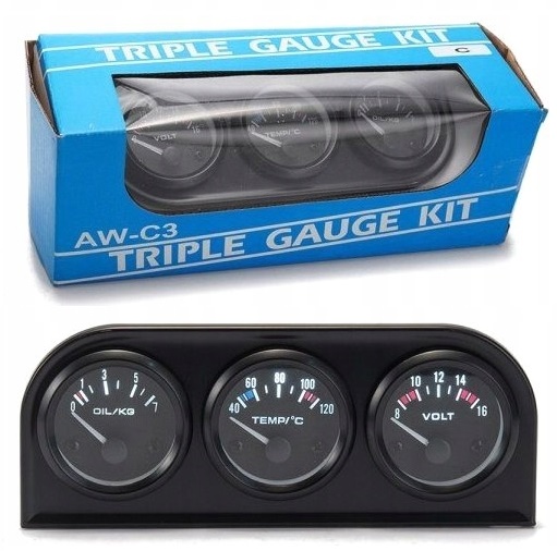 DP-ZE-208 - Таймер X3 вольт давление масла температура воды Кет