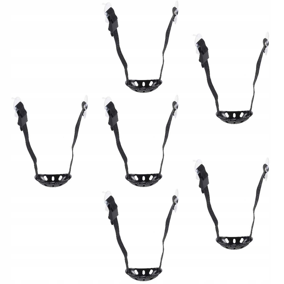 Kask z regulowanym stojakiem i paskiem podbró