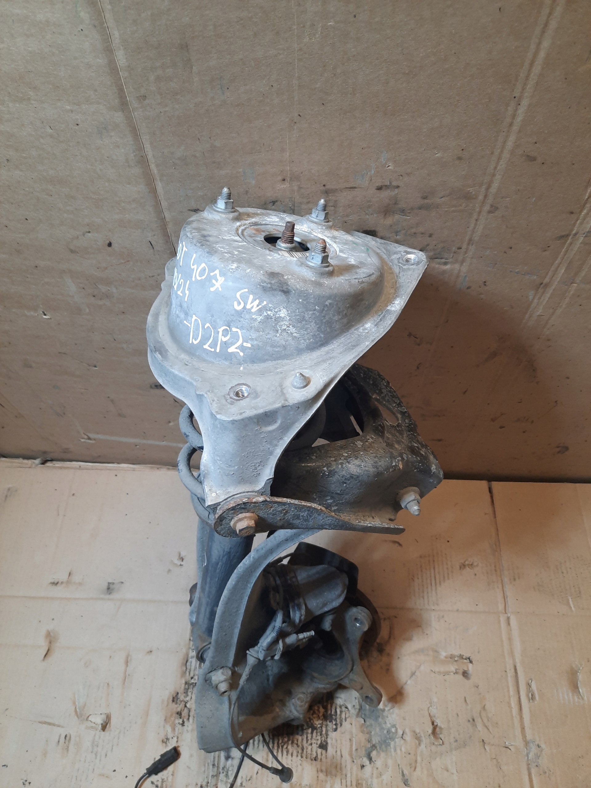 shock absorber McPherson swing left front PEUGEOT 407 1.8B 85KW