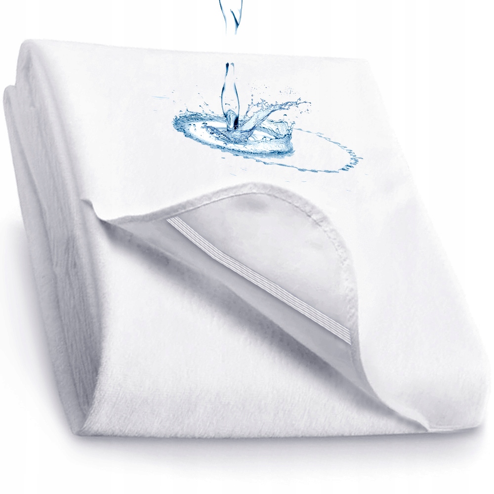 OCHRANIACZ NA MATERAC WODOODPORNY 120x60 Z GUMKAMI