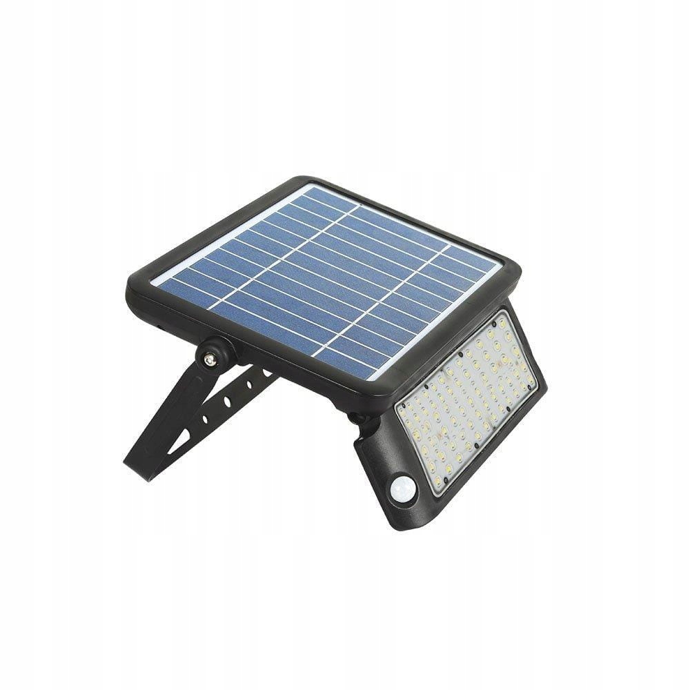 Solárny halogénový Led reflektor 10 W so snímačom, neutrálna farba V-tac