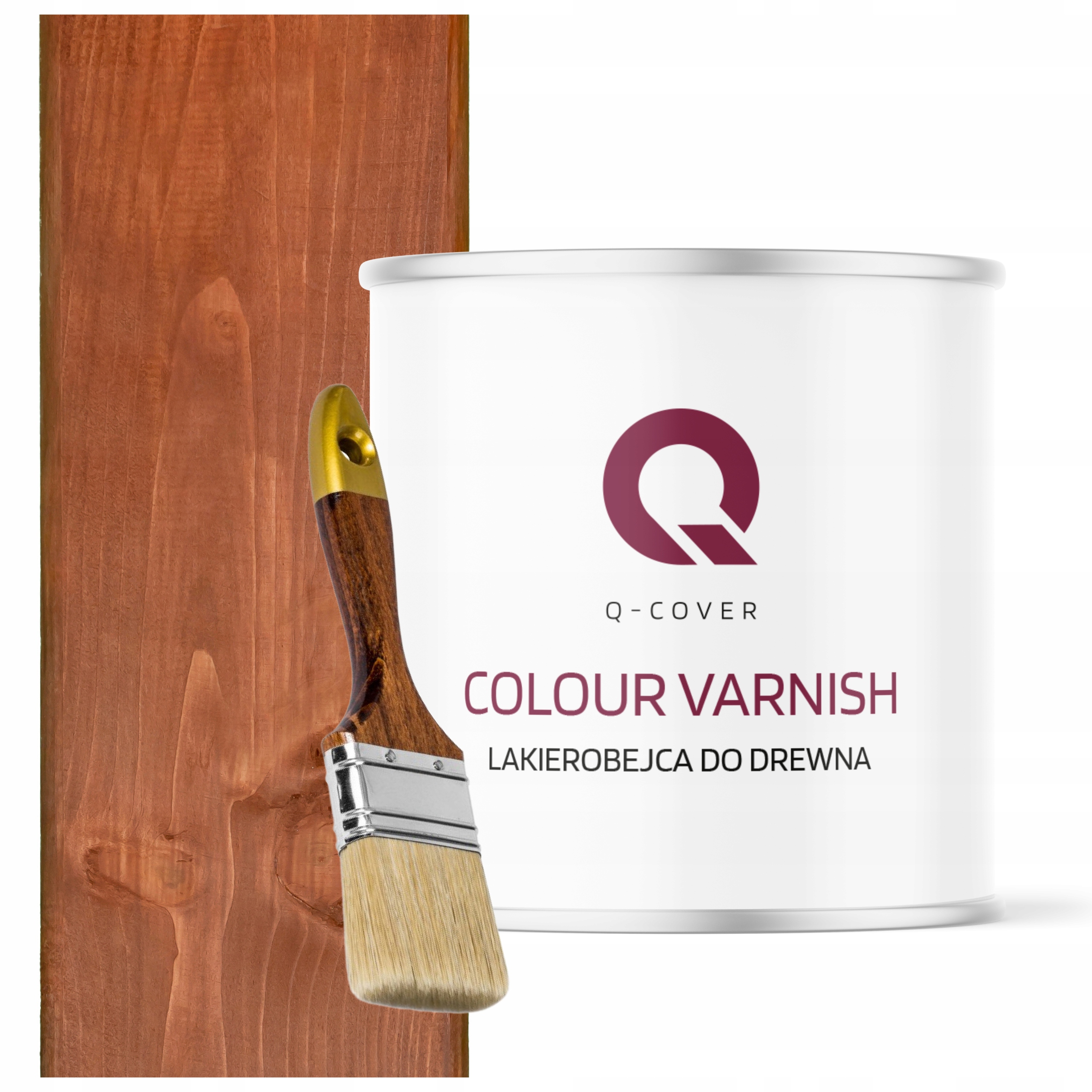 Lakovník Na Dřevěné Prvky 3V1 Ořech Světlý Polomatný 2,5L Dárek