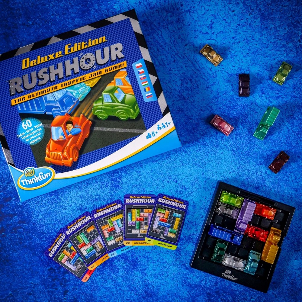THINKFUN GRA LOGICZNA RUSH HOUR DELUXE EDITION Typ Podstawa