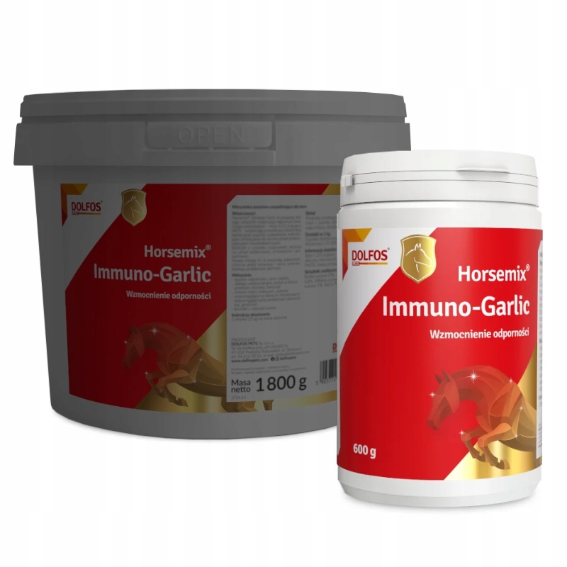 Dolfos Horsemix Immuno Garlick czosnek na odporność i zdrowi