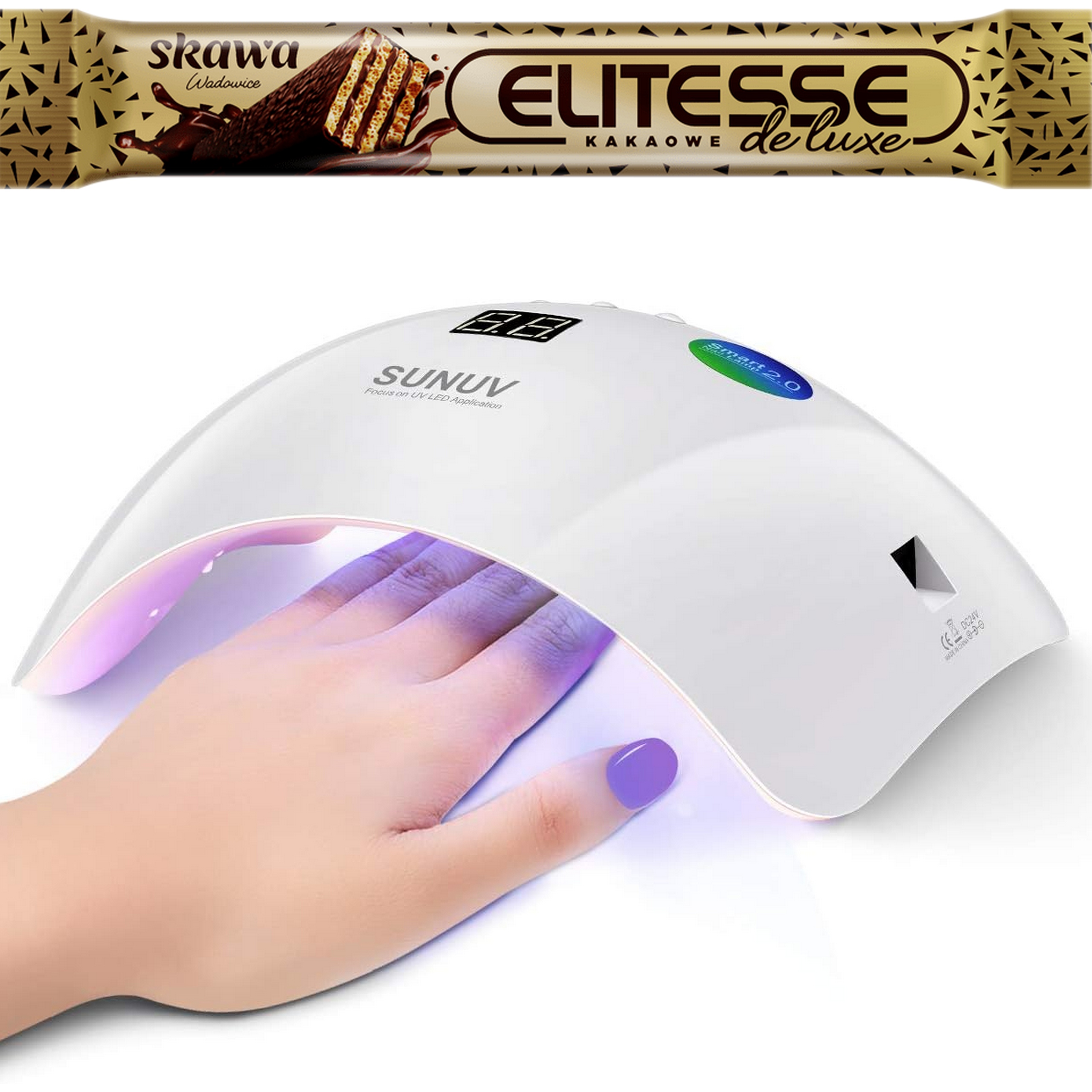 Sunuv Uv lampa na nehty se senzorem, 2 časovače, doporučeno, ověřeno!