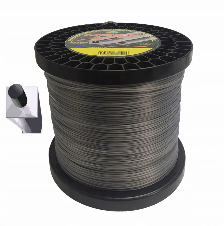 

Żyłka Tnąca Do Kosy Z Drutem 2,4mm x 280m Kwadrat
