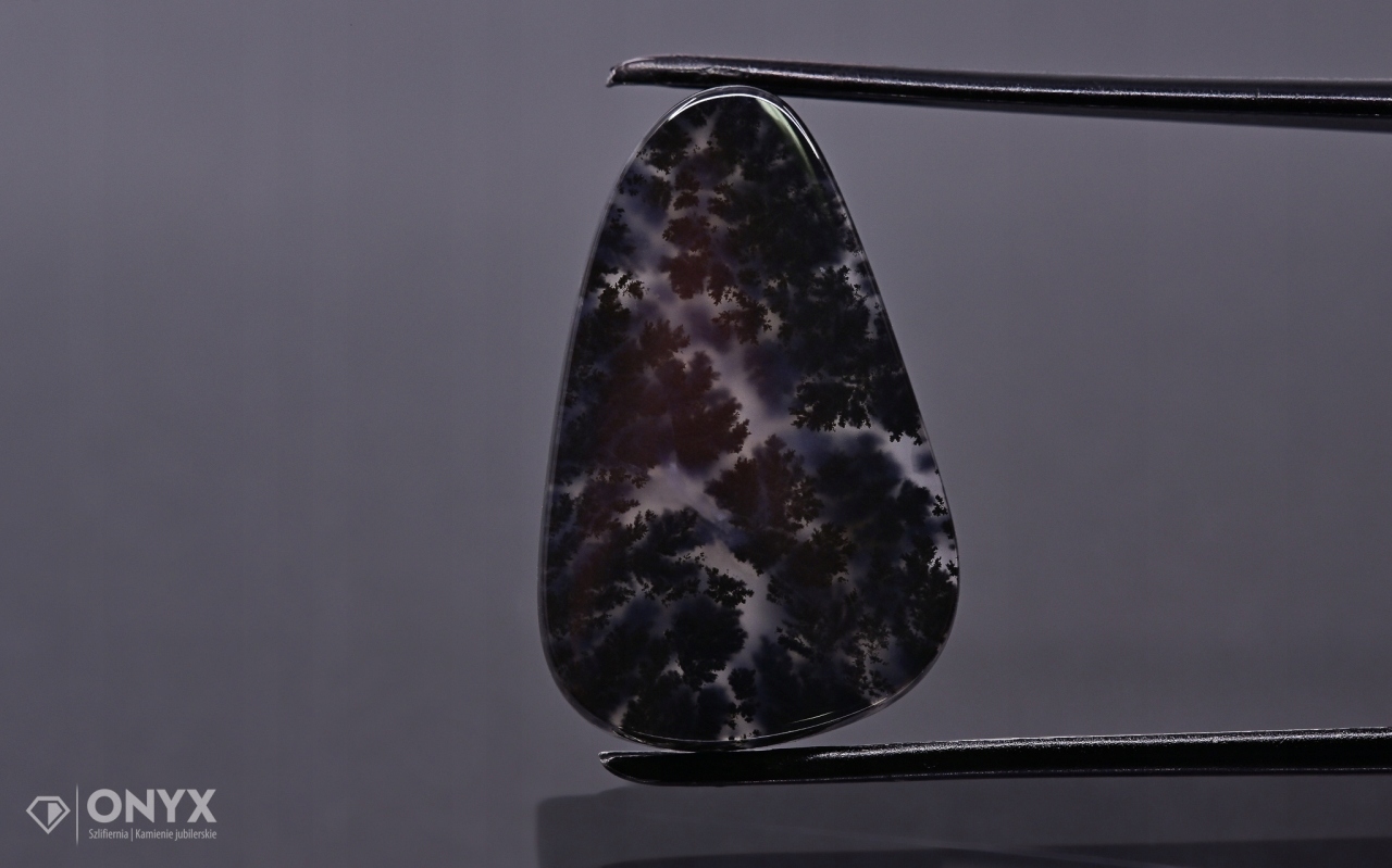 Dendritový achát z Kazachstánu nepravidelná destička