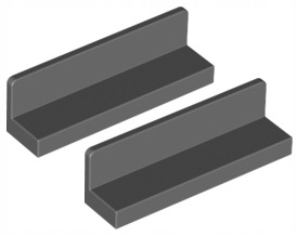 

Lego Panel 1x4x1 C. Szary (30413/15207/6092649) x2
